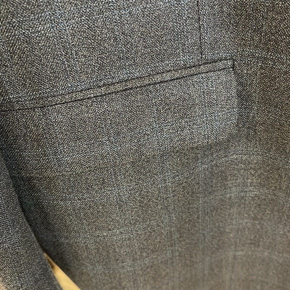 Chaps men’s wool/silk sports blazer in blue/gray size 54R - Picture 4 of 10